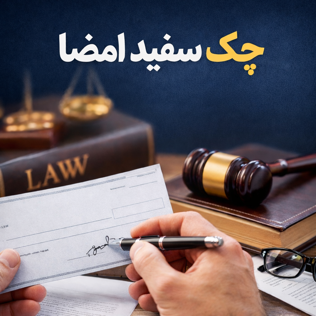 ماده قانونی چک سفید امضا چیست؟
