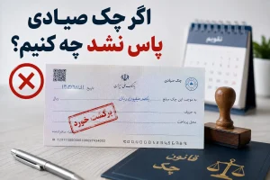 پاس نشدن چک صیادی