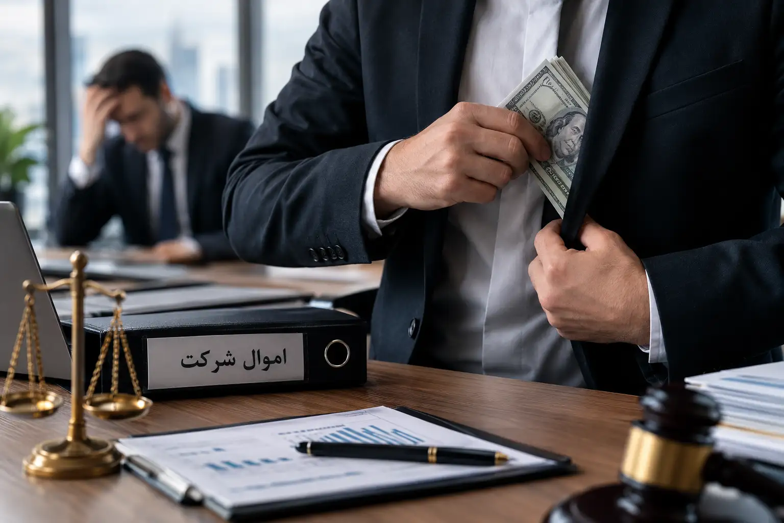 دزدی شریک از اموال شرکت